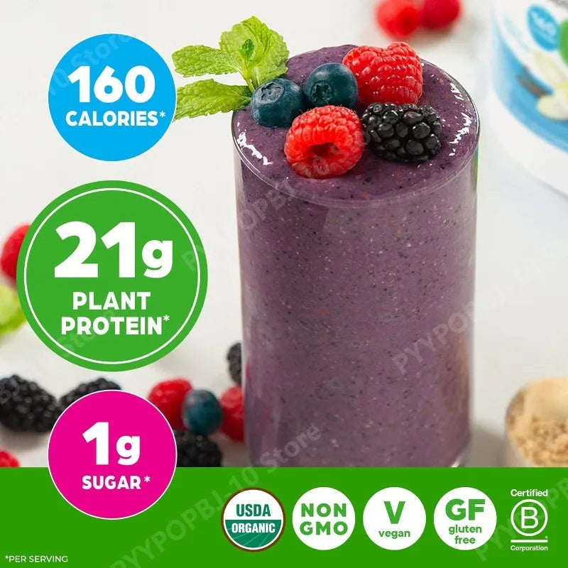 Organic Vegan Protein + 50 Superfoods Vanilla Bean | 2.02 Lb