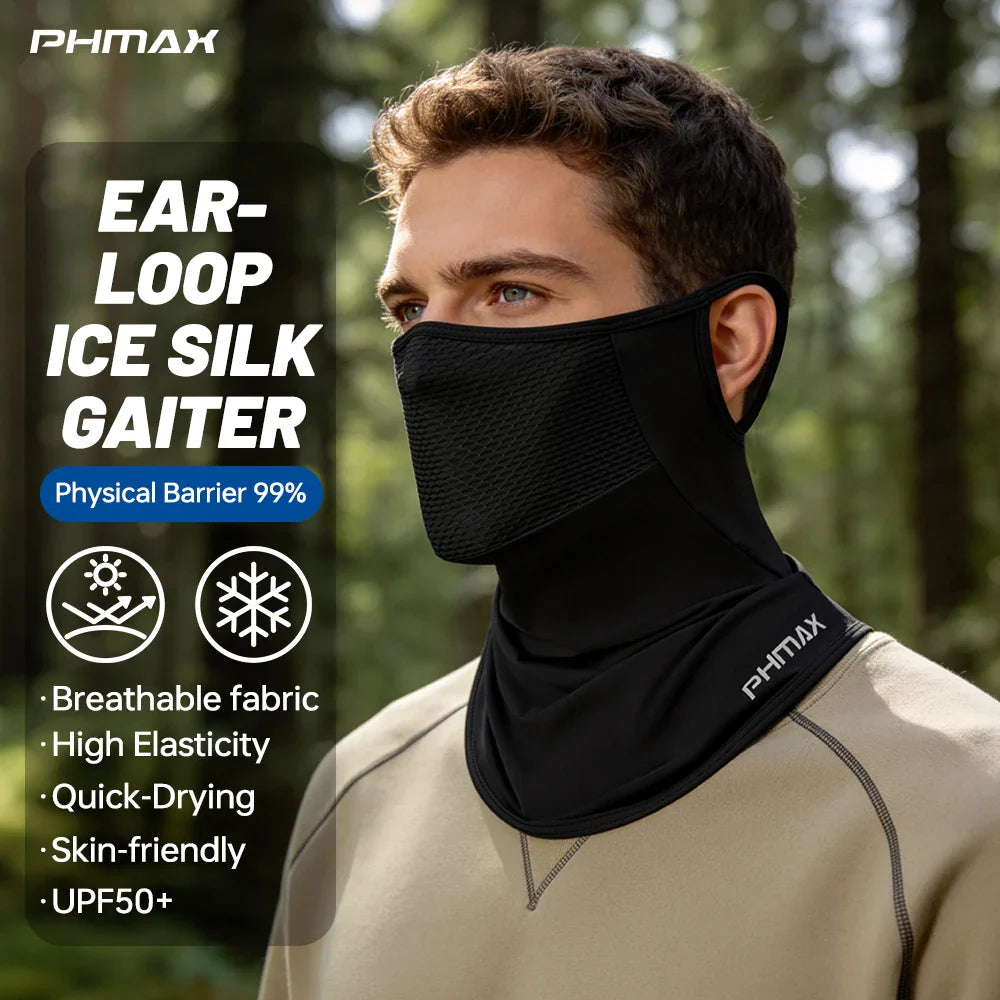 PHMAX Ice Silk Cycling Mask – UV Protection & Quick Dry