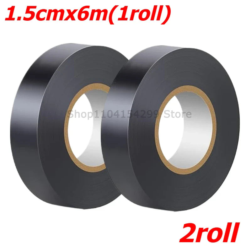 Black PVC Electrical Insulating Tape | Heat Resistant, 600V