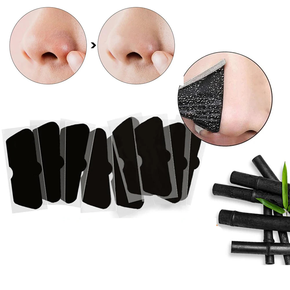 Charcoal Blackhead Pore Strips – Deep Cleansing Nose Strips for Men & All Skin Types (10/30/50 Count) Peaceful Pleasures Health and Wellness