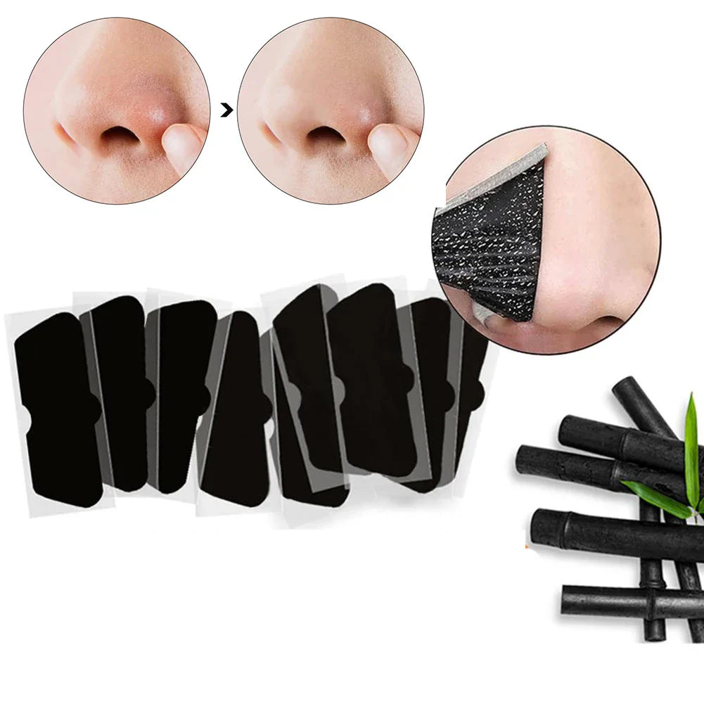Charcoal Blackhead Pore Strips for Nose & Face – 10/30/50 Pack