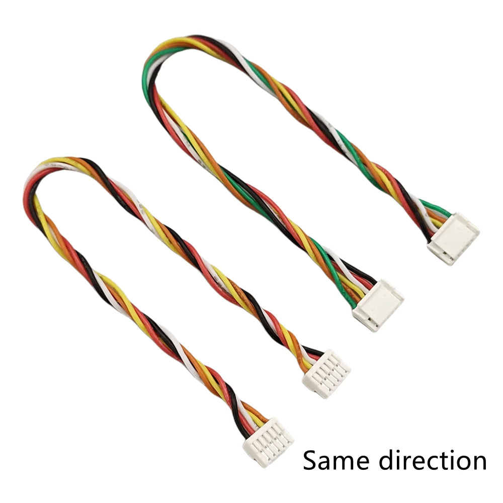 10Pcs GH1.25 2P/3P/4P/5P/6P-10 Pin JST GH 1.25 Single Double Connector with 15CM Soft Silicone Cables for Pixhawk Pixhack GPS Peaceful Pleasures Health and Wellness Same direction 10P 15cm