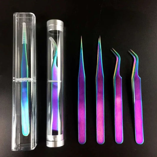 Precision Tweezers for Lash Extensions, Nail Art & Rhinestones Precision Tweezers Peaceful Pleasures Health and Wellness