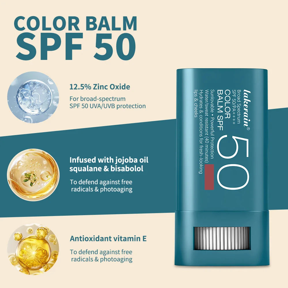 SPF 50 Sunscreen Blusher Long-lasting Color Waterproof Sweat Resistant Velvety-Soft Texture Fresh & Natural Finish Blusher Balm Peaceful Pleasures Health and Wellness