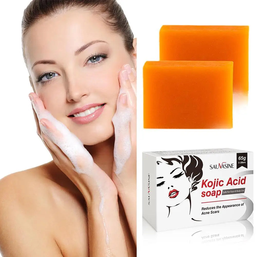 Kojic Acid Soap Bar – Skin Brightening, Dark Spot Remover, Oil Control & Acne Cleansing Soap | 1 or 2 Pack Peaceful Pleasures Health and Wellness