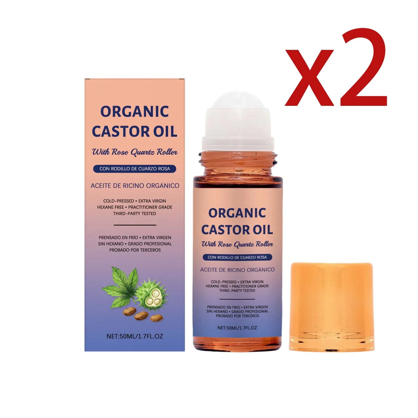 Castor Oil Essence Ball Serum – Deep Hydration & Brightening