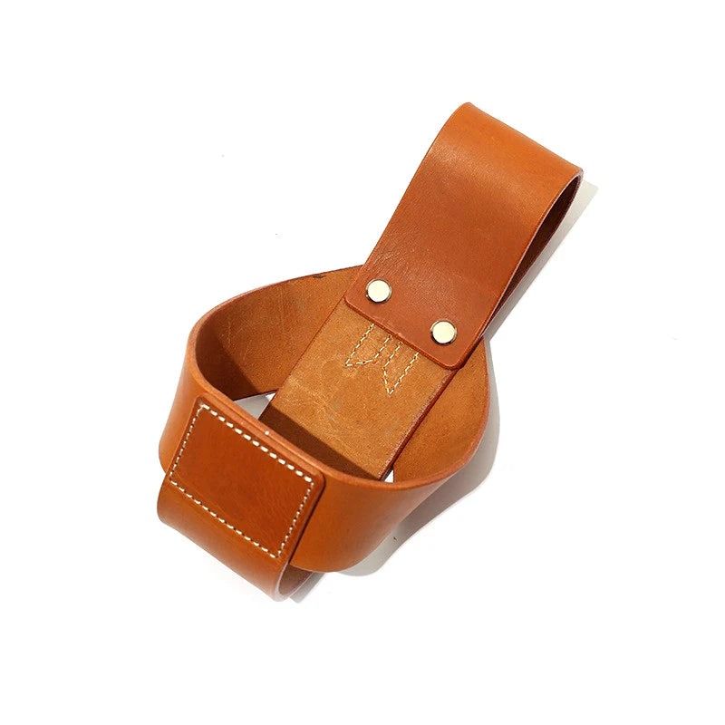Archery Bow Holder Compound Hanging Carry Strap Portable Cowhide