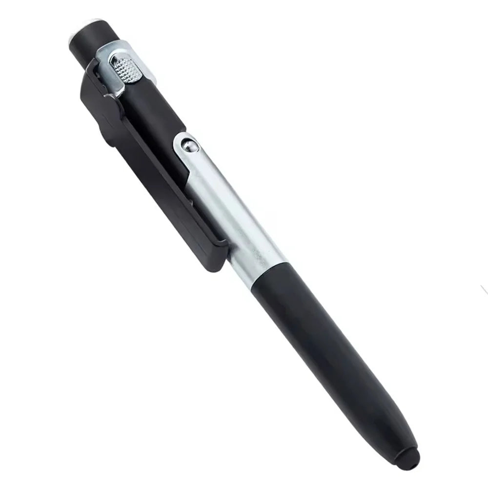 4-in-1 Pen: LED Light, Stylus, Phone Stand & Ballpoint