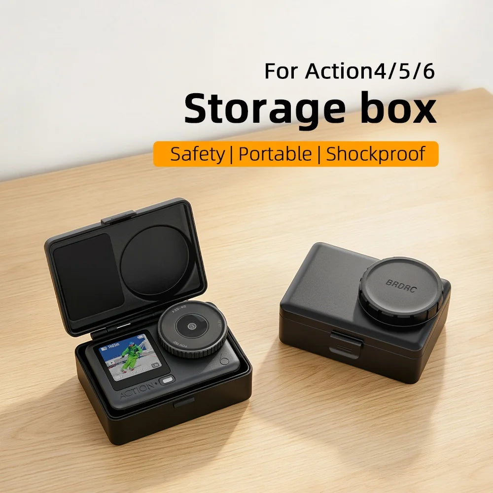 DJI Action 3/4/5 Pro/6 Hard Shell Protective Storage Case