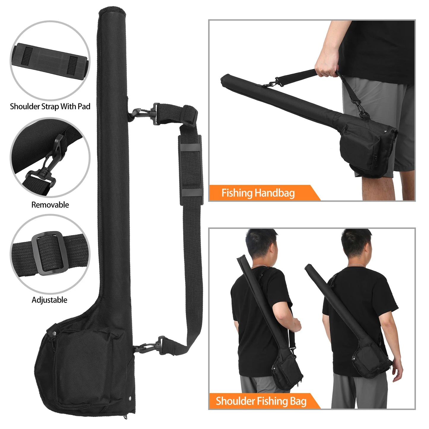 9' Fly Fishing Rod Reel Combo Carry Bag 20 Flies Complete Starter