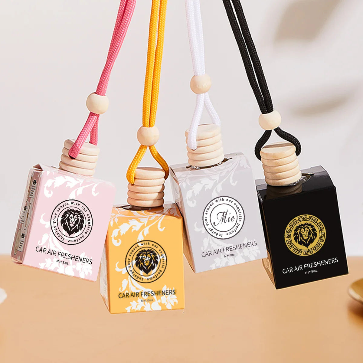 4-Pack Lion Car Air Freshener – Long-Lasting Car Fragrance
