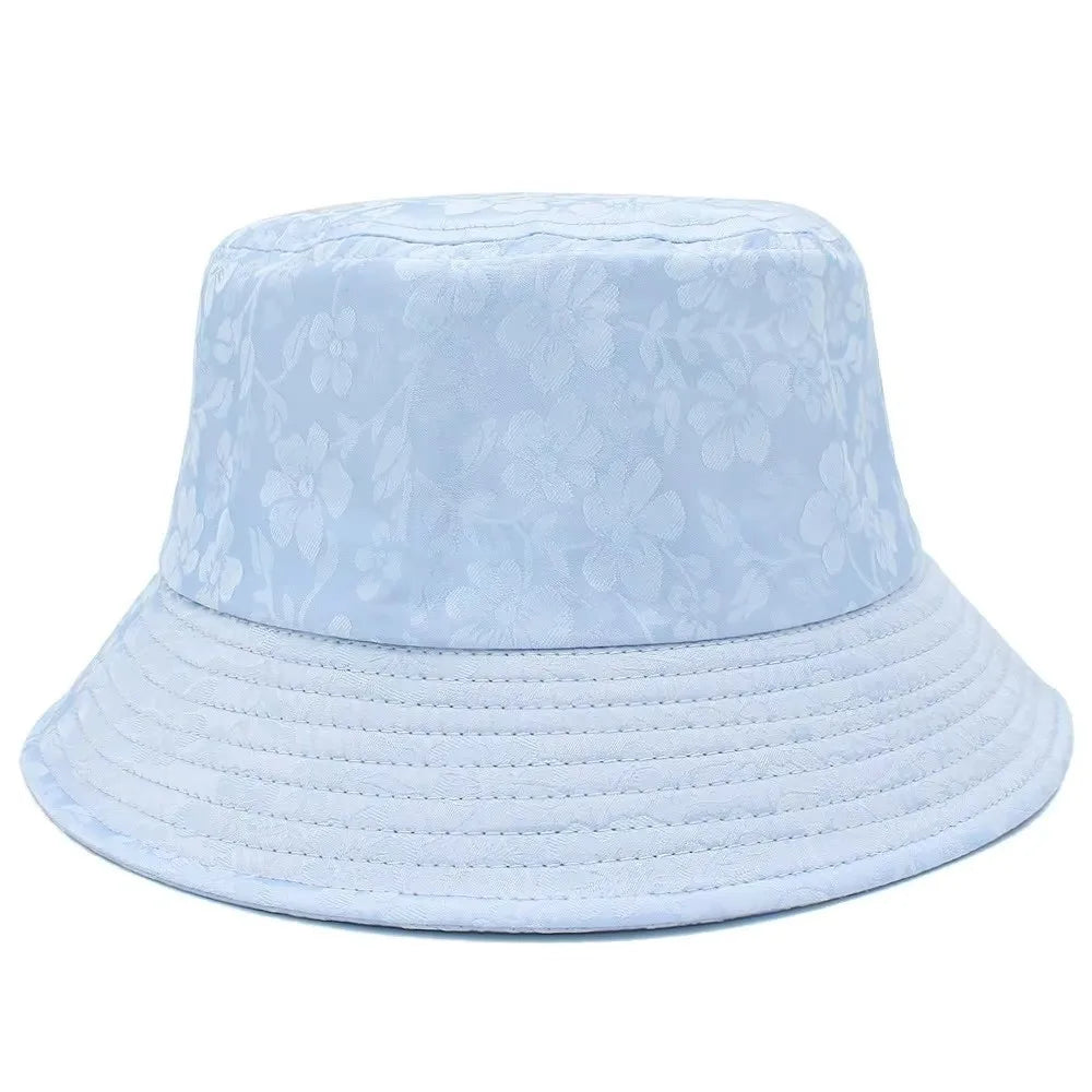 Floral Print Women's Bucket Hat – Rhinestone Sun Hat