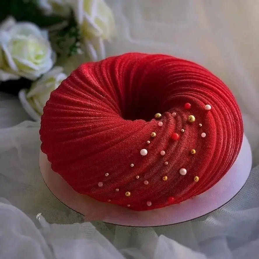 DIY Round Silicone Dessert Mold Mousse Cake Pudding Jelly Chocolate