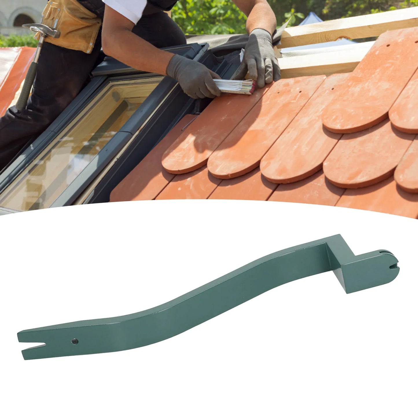 Roof Snake Tool Shingle Removal Tool High Carbon Steel 29.7cm Length Nail Installer Pry Bar Roofing Tools Shingle Nail Installer Peaceful Pleasures Health and Wellness