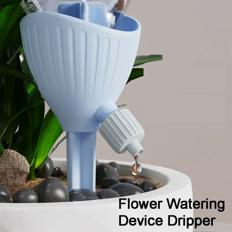 4-Pack Adjustable Self Watering Drip Irrigation System for Plants Drip Irrigation Dripper Peaceful Pleasures Health and Wellness