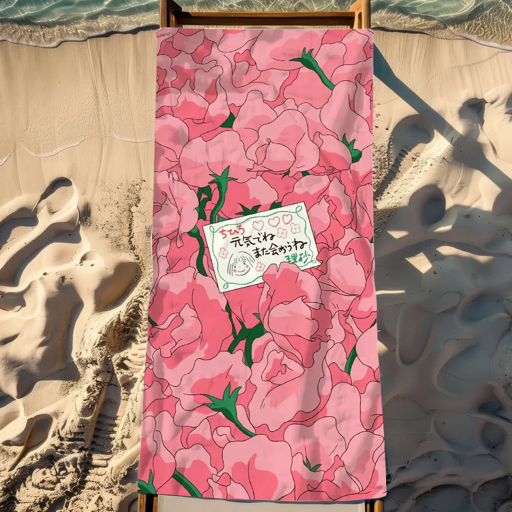 Anime Spirited Away Quick-Dry Beach Towel | 11 Sizes