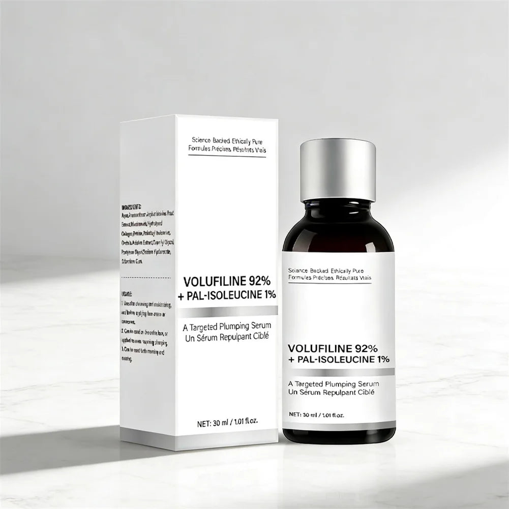 Velofeilin 92%+ Pal-Isoleucine 1% Essence Plumping Anhydrous Serum Facial Skincare Potent Face Serum Concentrated Essence Peaceful Pleasures Health and Wellness
