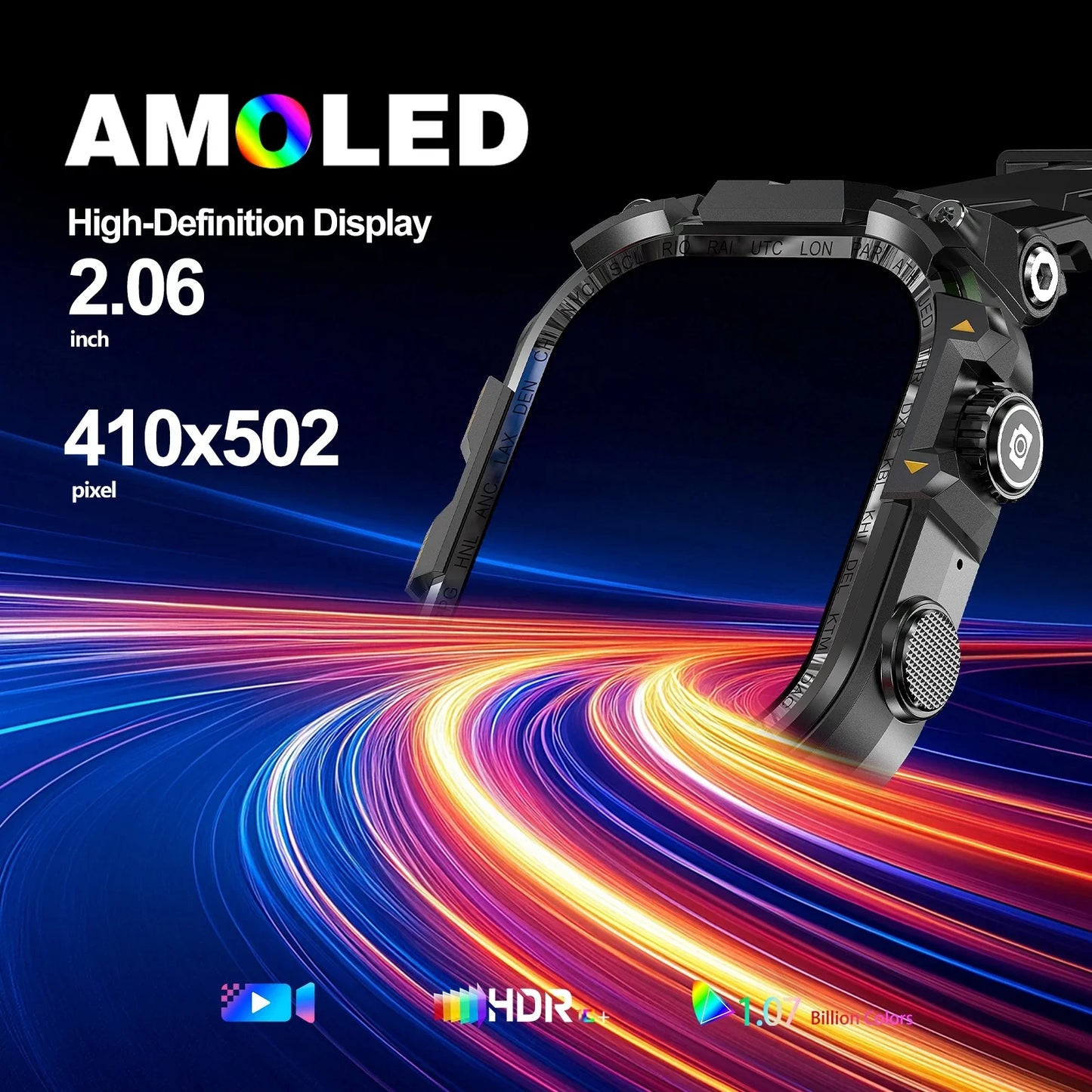 Zestbolt Q888 4G Android Smartwatch – AMOLED, GPS, 8MP Camera