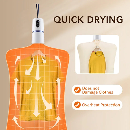 Portable Mini Clothes & Shoe Dryer 200W | Travel Laundry Dryer Portable Clothes Dryer Oasis Select
