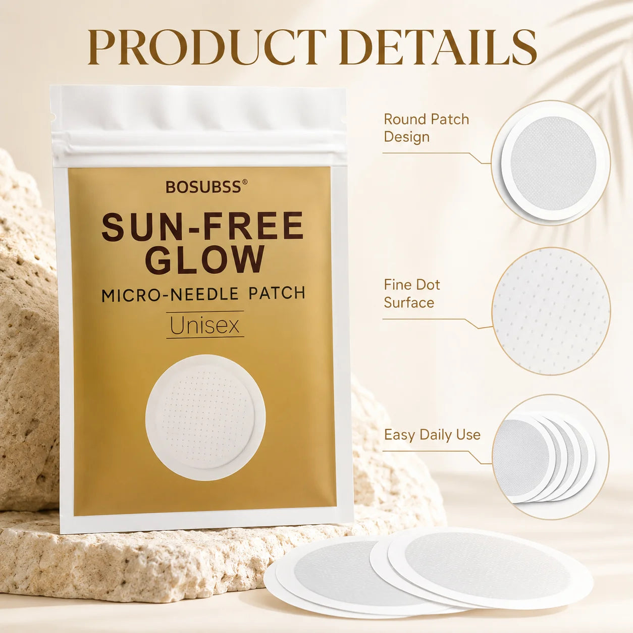 Tanning Care Patches – Natural Bronze Glow for Beach & Outdoor