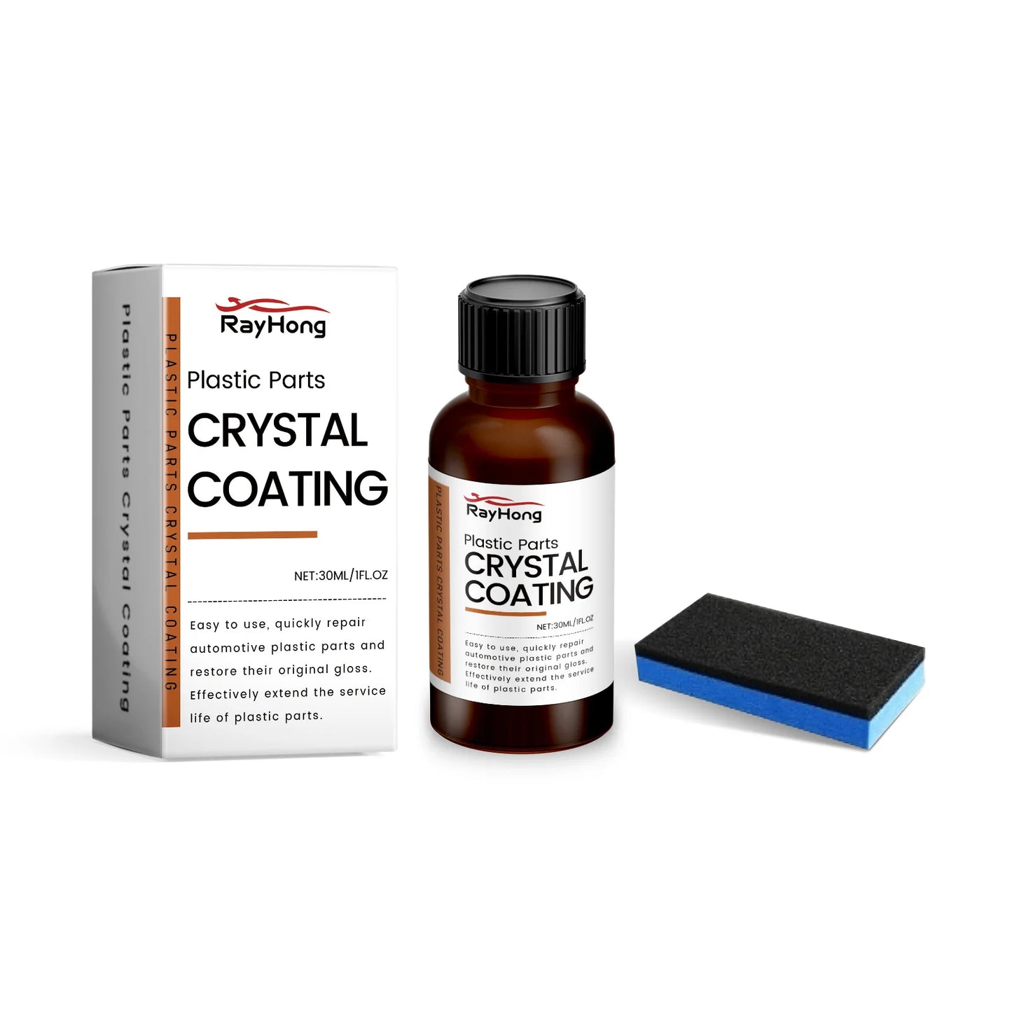 RayHong Crystal Plastic Coating Agent – Car Gloss & Protection