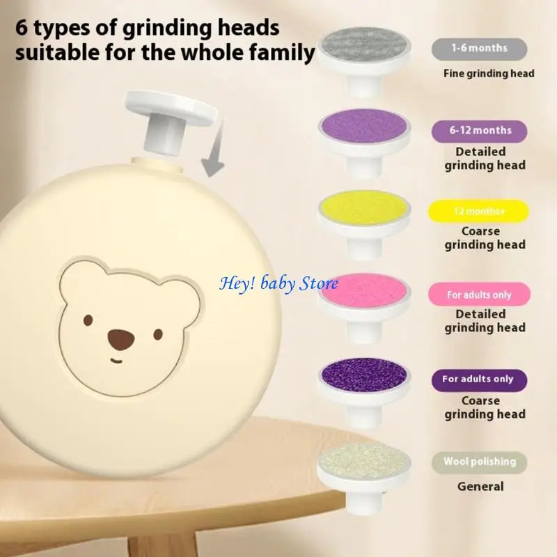 Electric Baby Nail Trimmer – Safe Grinder for Infants & Toddlers