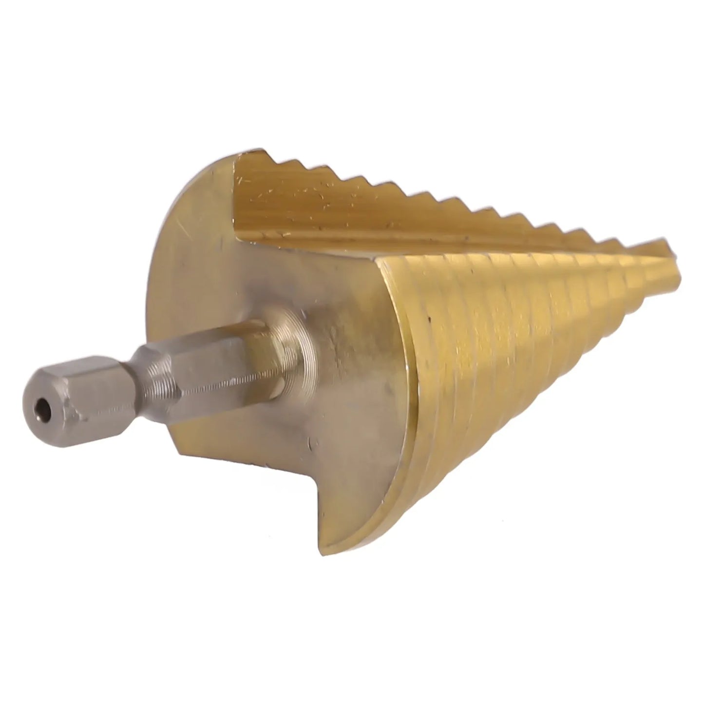 Spiral Grooved Drill Bit 5- HSS Titanium Core Step Tool 13 Steps
