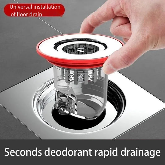 Anti-Odor Floor Drain Core & Backflow Preventer – Shower & Bath Floor Drain Insert Oasis Select