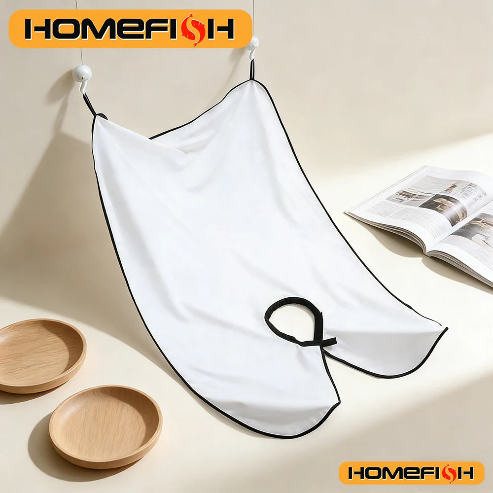 Men's Beard Shaving Bib - Clean Cape for Shaving and Grooming - Ideal for Care and Hygiene Peaceful Pleasures Health and Wellness