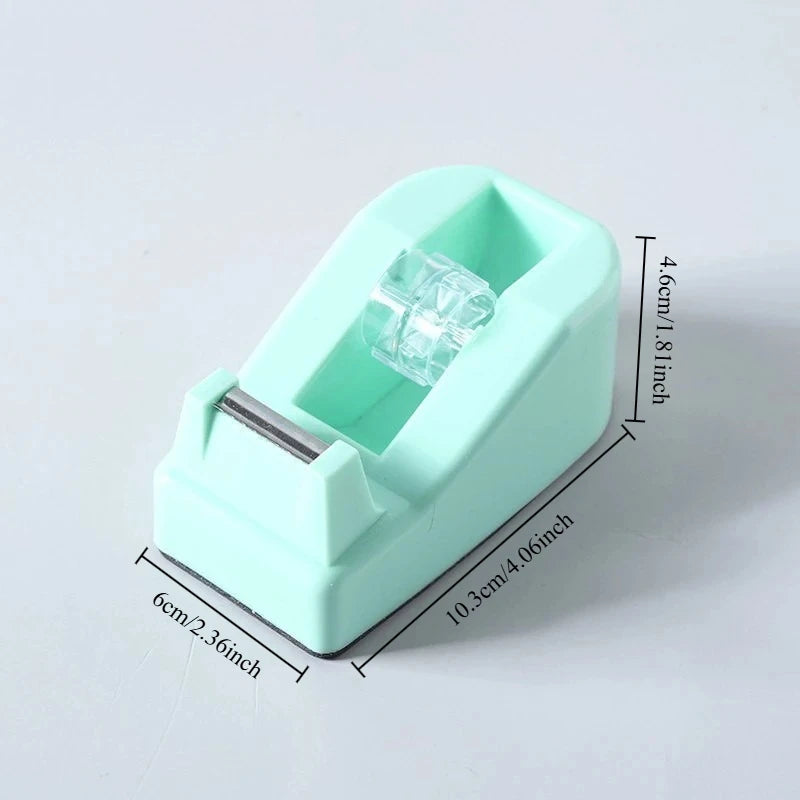 1pc Color tape cutting machine for office supplies and school DIY craft tools suitable for diary clippings and daily office work Peaceful Pleasures Health and Wellness Green