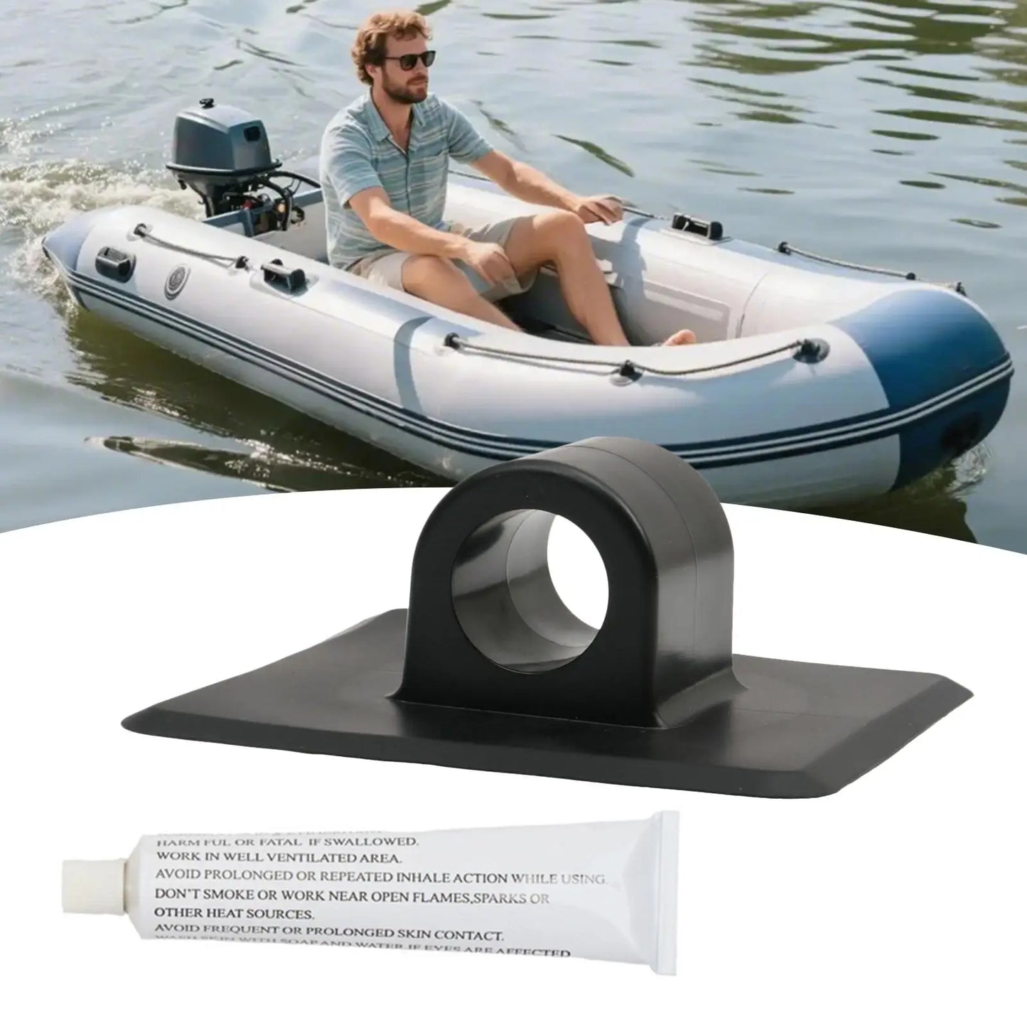 Kayak Motor Mount Heavy Duty Boat Trolling Motor Bracket Fits Inflatable Boat Canoe Pontoon Transom for Fishing Touring Camping Peaceful Pleasures Health and Wellness