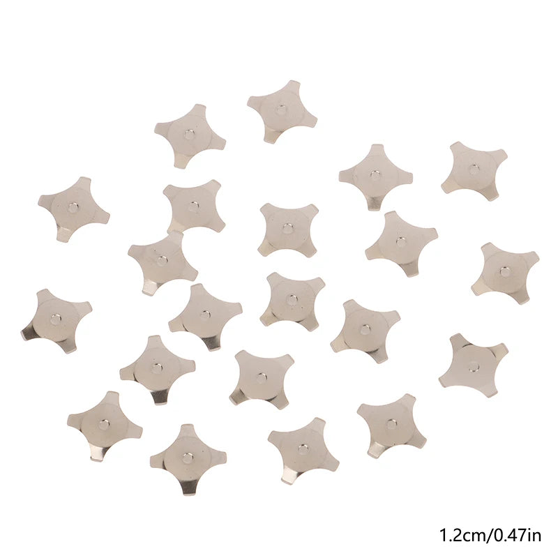 20Pcs 10 With Point Cross Shape Metal Dome Reset Switch 5 6 7 8.4 10 12 14 16 MM Membrane Switch SPST Momentary On/Off Tactile Peaceful Pleasures Health and Wellness 20pcs A6