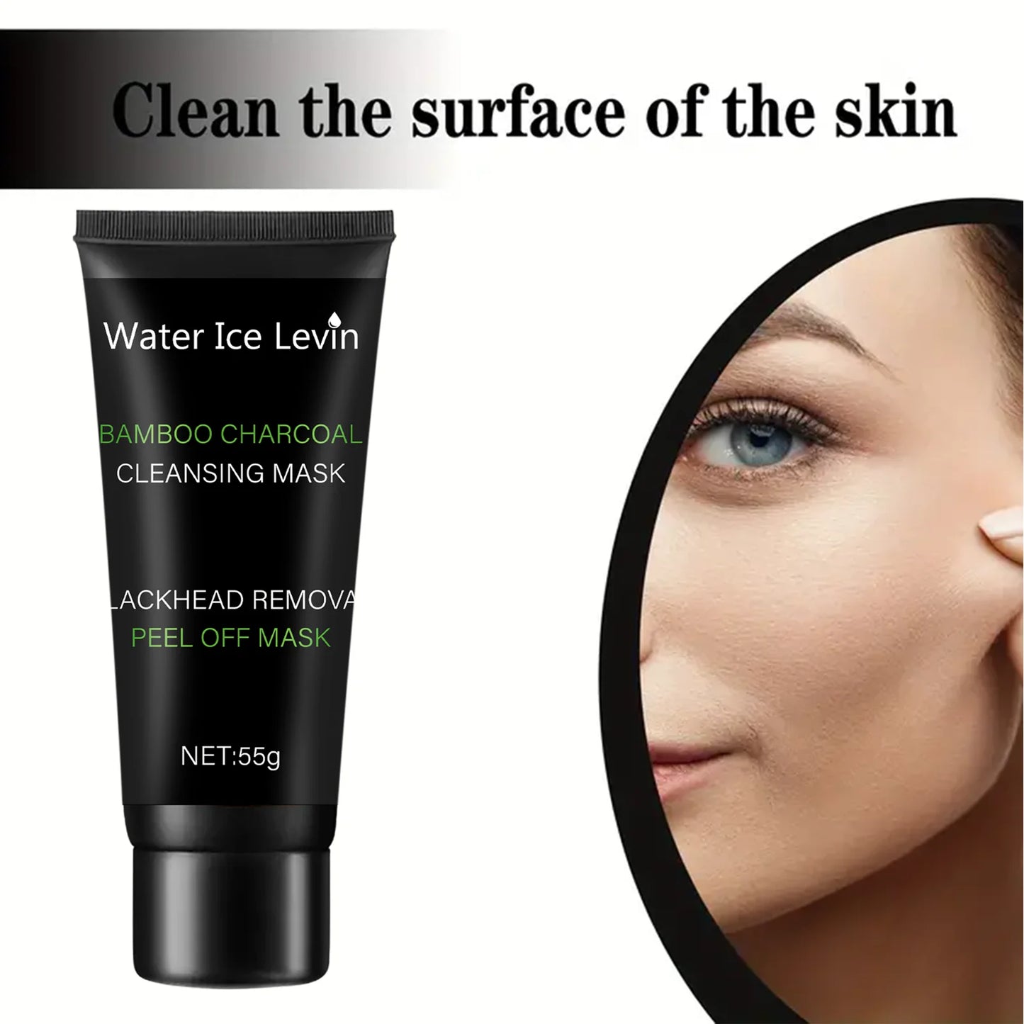 Bamboo Charcoal Peel-Off Mask – Deep Cleansing & Exfoliating