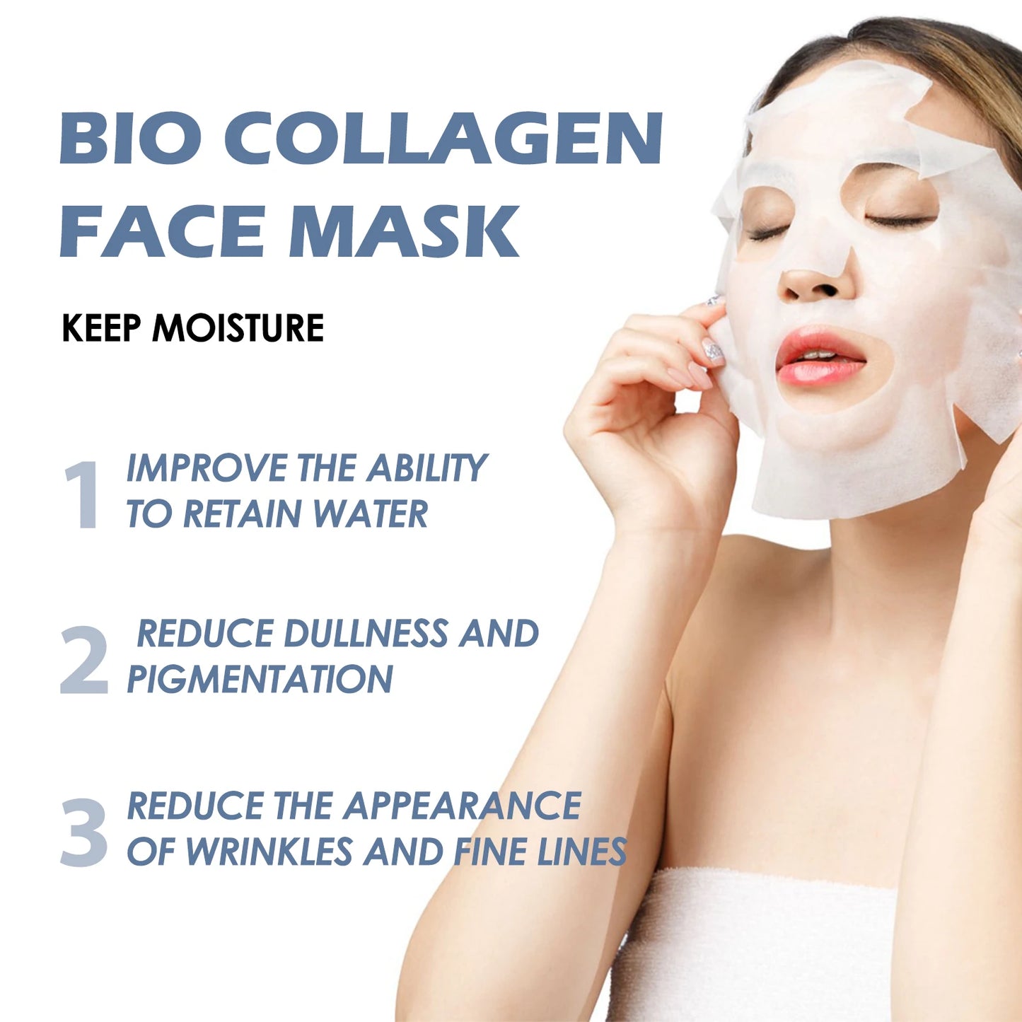 Collagen Wrapping Face Mask – K-Beauty Brightening & Moisture