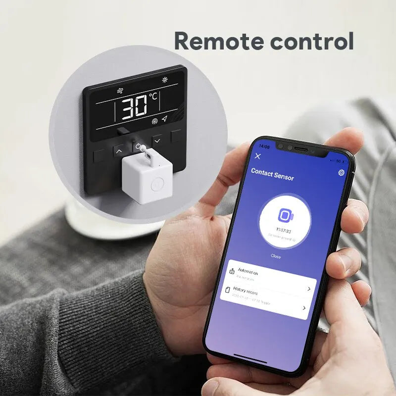 Tuya Finger Robot Zigbee/Bluetooth Fingerbot Plus CR2 battery version Robot Button Pusher Switch Bot Work With Smart Life App Peaceful Pleasures Health and Wellness