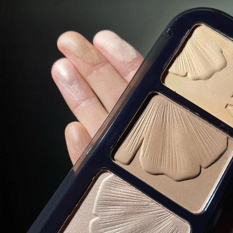 4-in-1 Contour & Highlight Palette | Matte Shimmer Face Sculpting