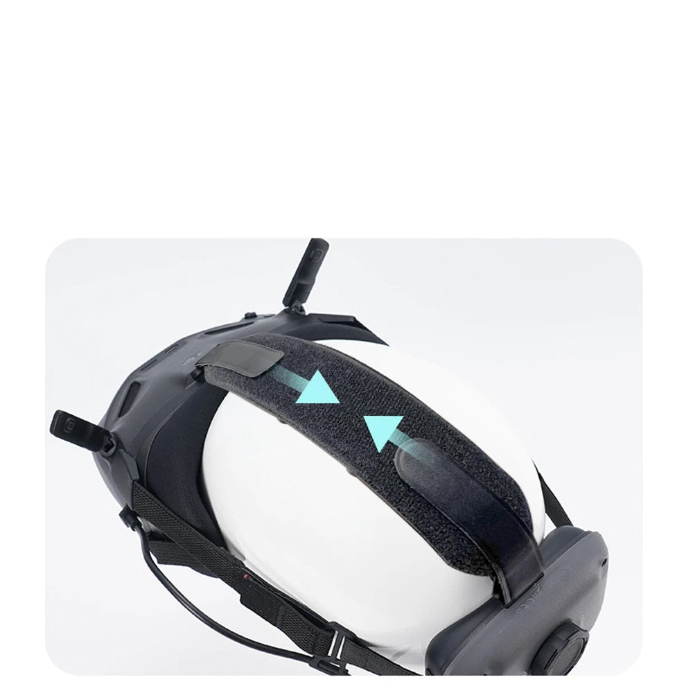 PU Leather Headband For DJI Goggles N3 Easy Protective Headwear Comfort Wear Decompression Protective Strap Accessory Peaceful Pleasures Health and Wellness