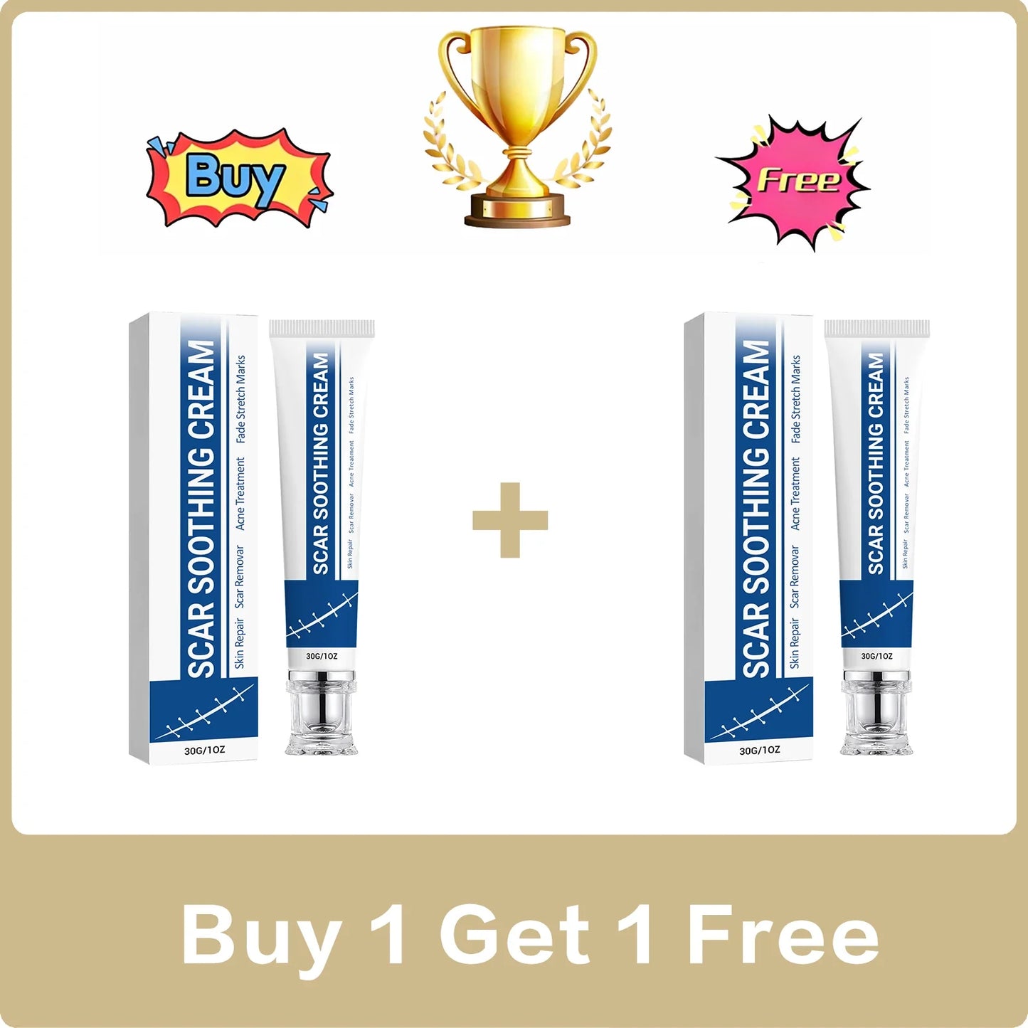 Soothing Scar Cream – Hydrating, Lightweight & Nourishing 30g
