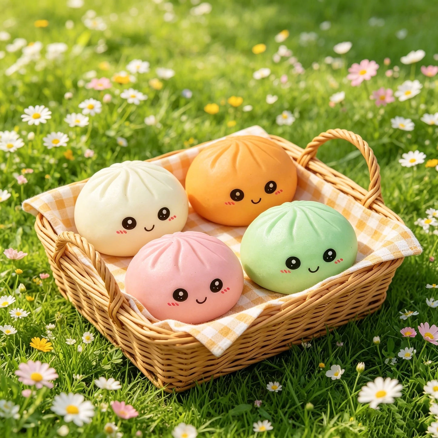 Cute Dough Stress Balls – Squeeze Toy for Adults & Kids