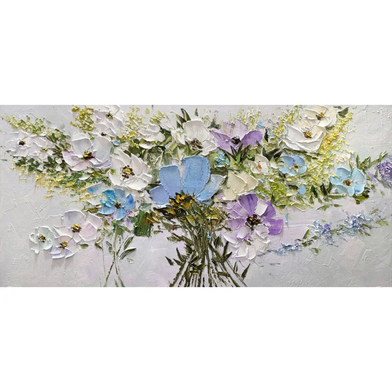 Floral Art Canvas Painting, Suitable for Bedroom & Living Room Peaceful Pleasures Health and Wellness 9930137 50x70cm Unframed