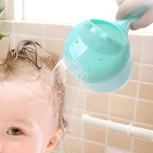 Cartoon Baby Bath Rinse Cup – Safe Kids Hair Washing Ladle Baby Bath Rinse Cup Oasis Select