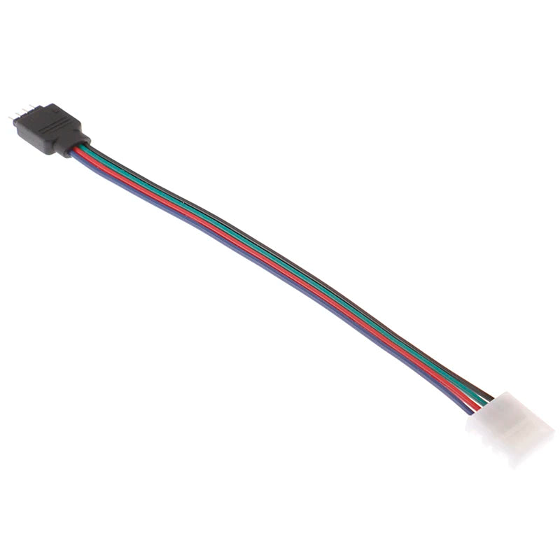 5050 RGB 4-Pin LED Strip Connector | 10mm 4-Conductor 15cm