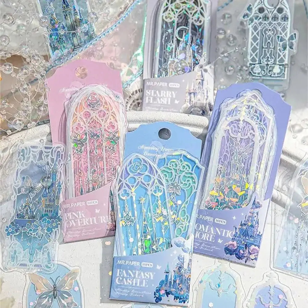 Dream Series PVC Bookmarks Shell Light Design Elegant Reading Markers
