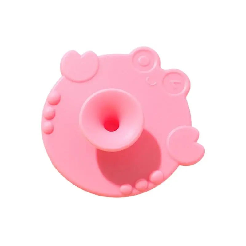 Baby Silicone Bath Brush – Cartoon, Gentle & Safe for Infants