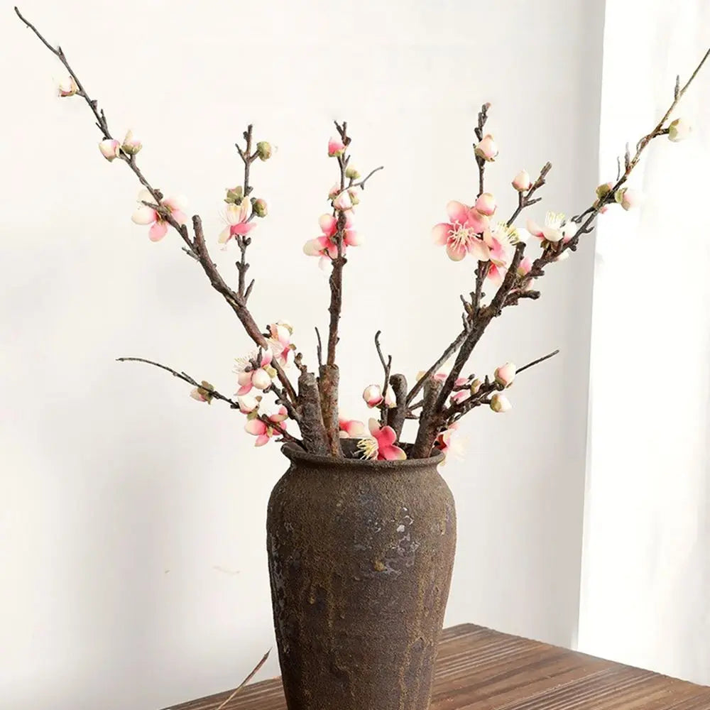 Silk Plum Blossom Artificial Flower Branch | Wedding & Home Decor