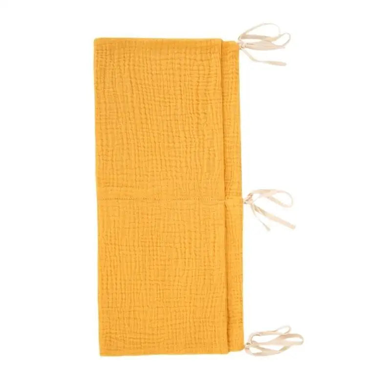 Baby Crib Hanging Organizer – Cotton Diaper & Toy Storage Pouch