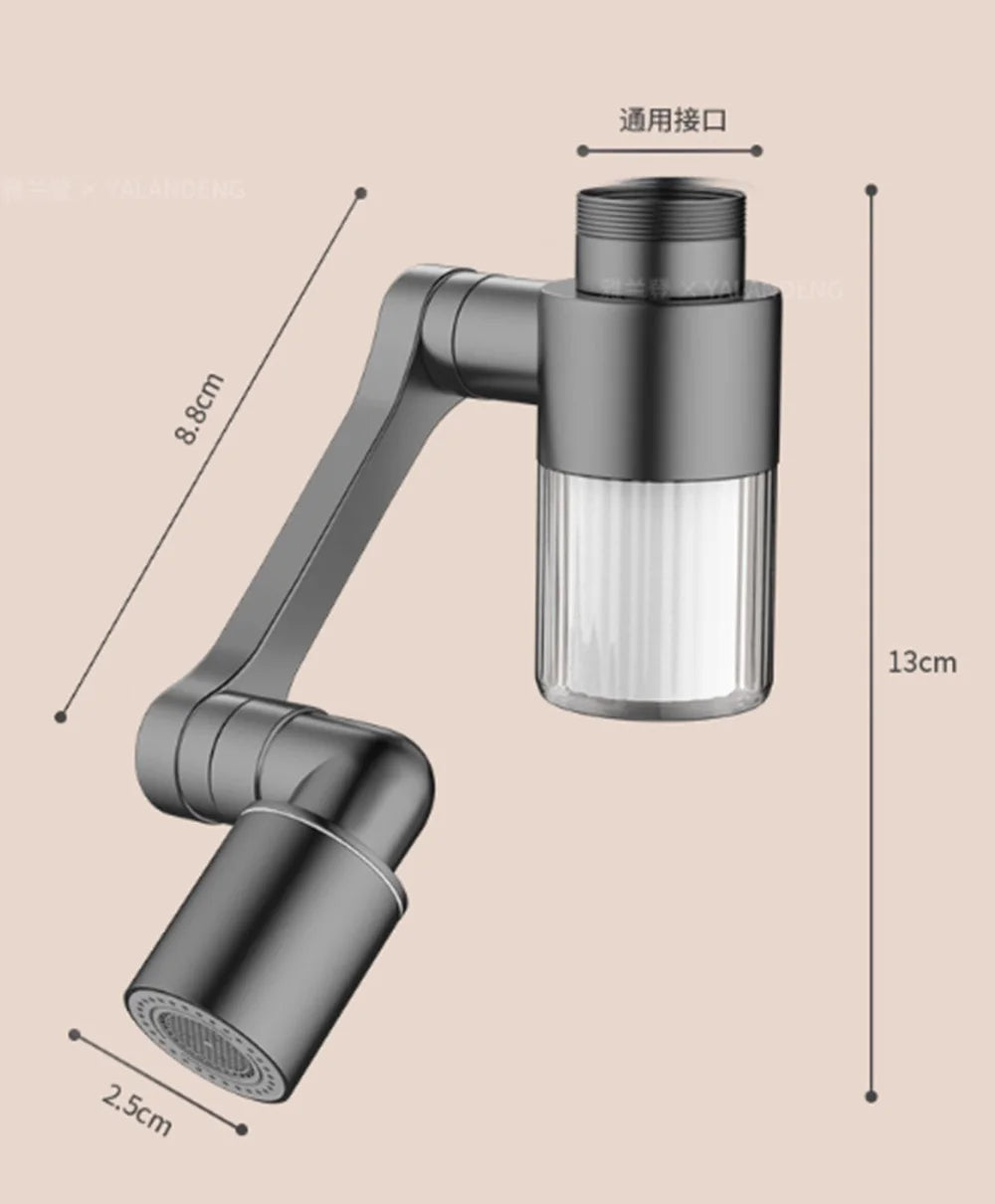 360° Rotatable Faucet Aerator | 2-Mode Metal Water Saver Nozzle