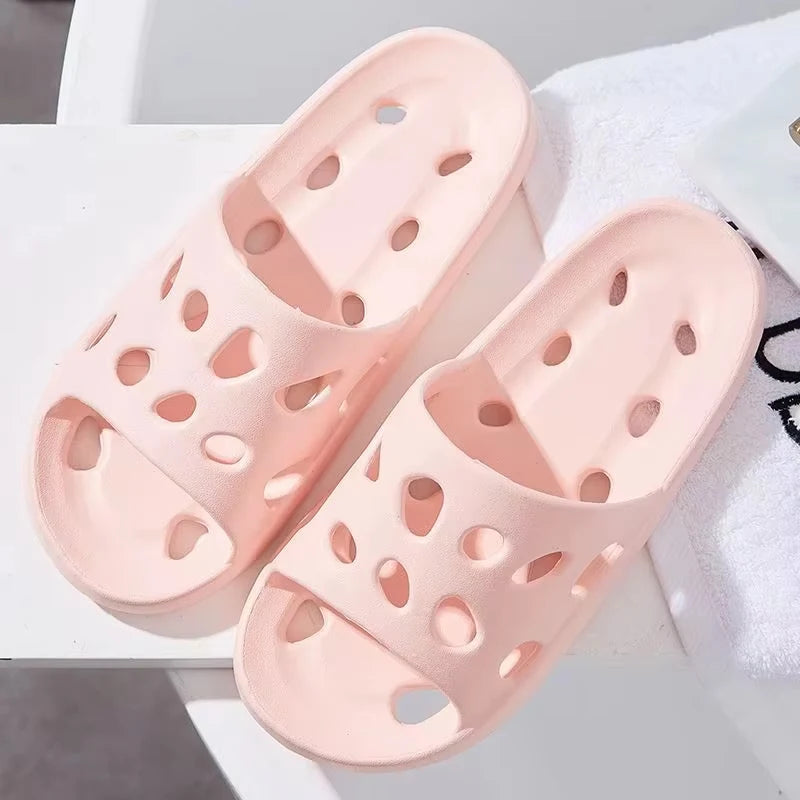Women's Non-Slip Shower Slides | EVA Quick-Dry Bath Slippers