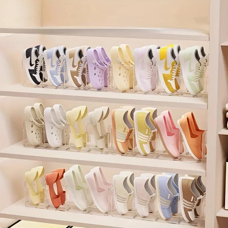Vertical Shoe Rack Organizer 2/4 Pack – Space-Saving Storage
