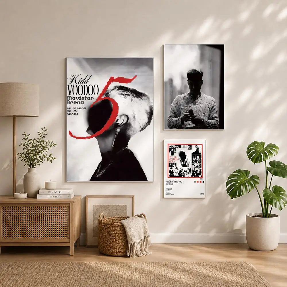 Singer K-Kidd VoodooS Poster HD Self Adhesive Waterproof Wall Art Ideal for Home Office Dorm Bedroom Great Gift Peaceful Pleasures Health and Wellness